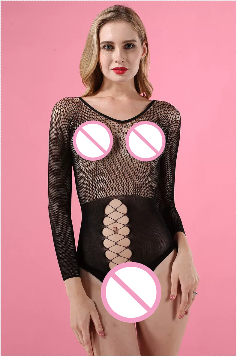 Sexy Black Fishnet Lingerie Bo - Bodystocking Fishnet recension och pris