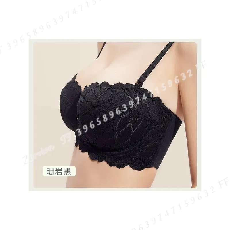 Women Plus Size French Lace Br - Bralette Wireless Soft recension och pris