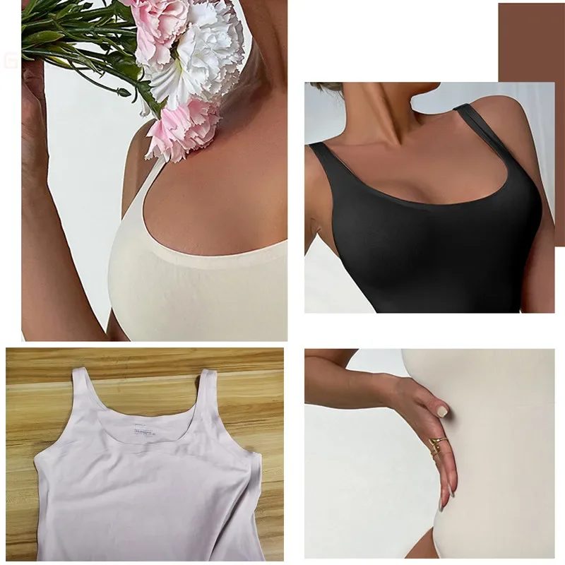 GUUDIA Sexy Thong Deep U Neck  - Shapewear Bodysuit Firm recension och pris