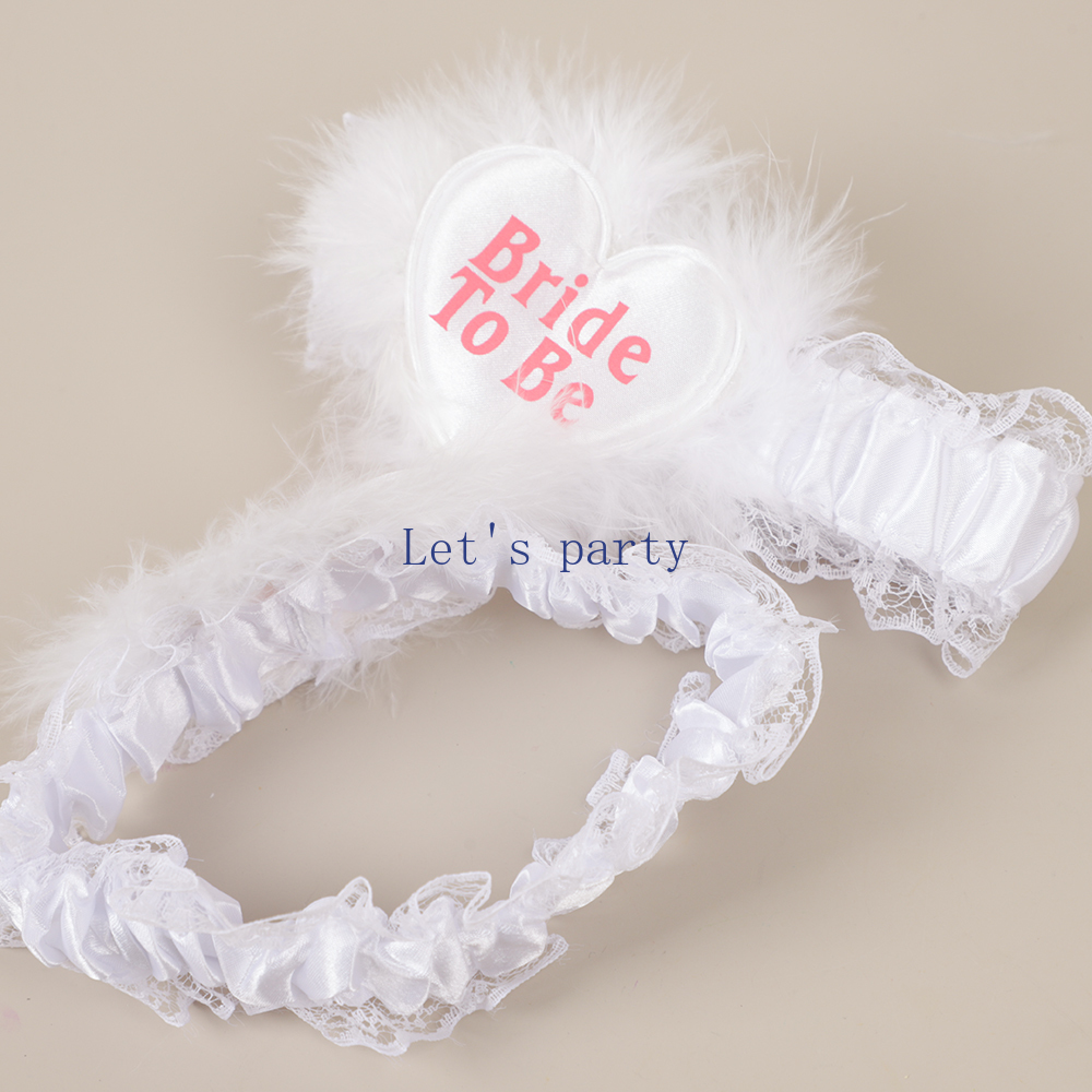 1Pcs Sexy Lace Bride To Be Gar - Garter Belt Set recension och pris